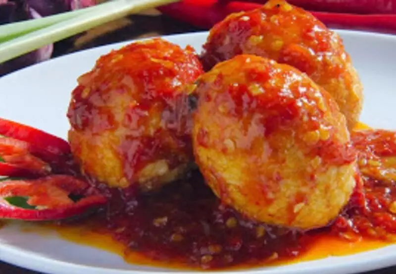 Telur Balado Makanan Indonesia Lezat