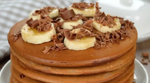 Resep Pancake Banana Nutella Oatmeal