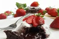 resep chocolate lava praktis kue kekinian